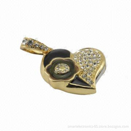 Jewelry Heart-shaped USB Flash Drive